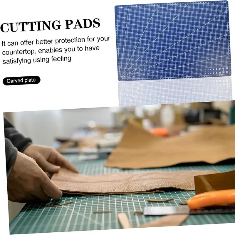 A3 PVC Cutting Mat Single Side Patchwork Cut Pad for Workbench Patchwork Sewing Manual DIY Knife Engraving Leather Cutting Board