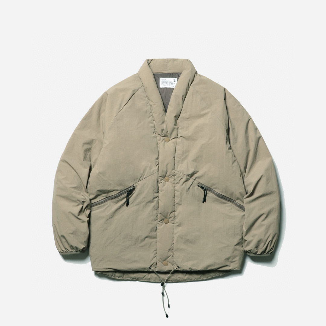 White Mountaineering × TAION × Madness driedelig gezamenlijk taoïstisch gewaad donsjack
