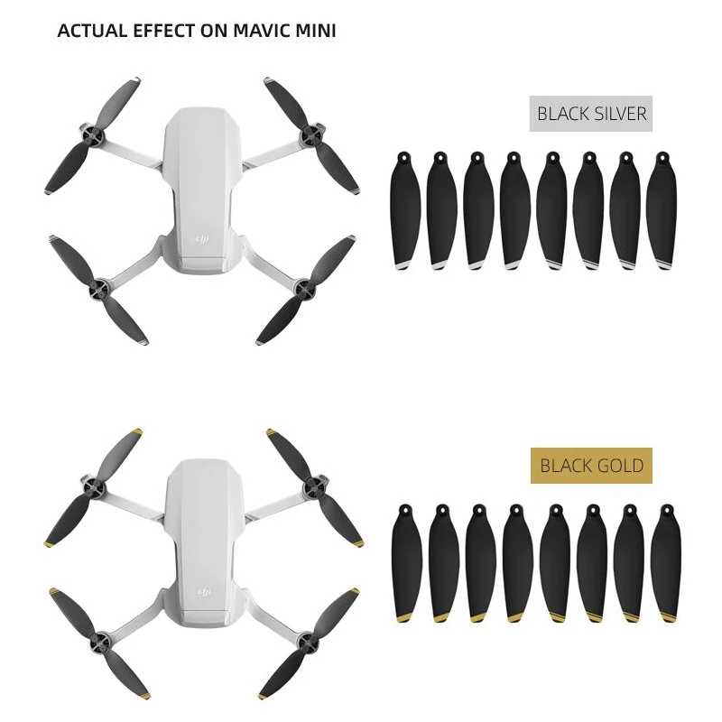 8 шт./компл. лопасти пропеллеров для аксессуаров для дронов dji Mavic Mini 1