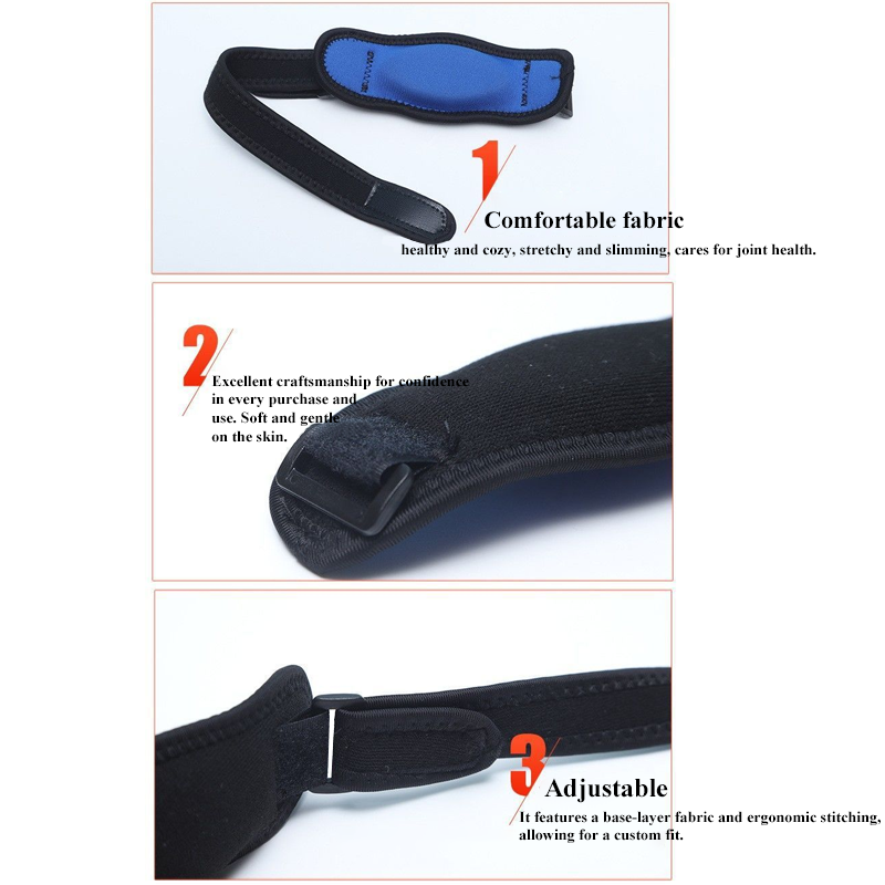 Sports Elbow Support: Features Adjustable Silicone Compression for Tendonitis Pain Relief, for Men and Women
