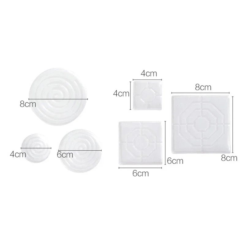 ใหม่ 4pcsTransparent ซิลิโคน Anti-SLIP ปะเก็นเฟอร์นิเจอร์ขาโต๊ะเตียงเท้ามุมโซฟา Fixator CLEAR anti-Moving Pad