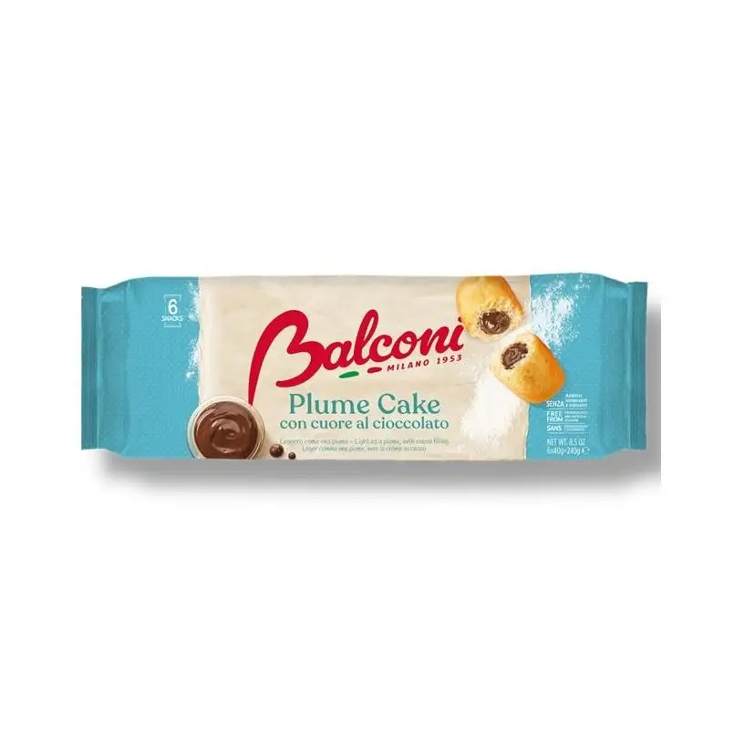 Balconi-Muffin de Chocolate com Pluma, Pacote de 5 Peças