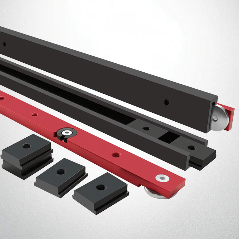 T30 T Track Woodworking DIY Tool T-Slider T Slot Miter Track Jig Aluminium Miter Gauge Guide Chute for Table Saw Router Table