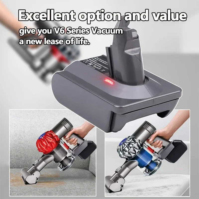 Batterie Konverter Adapter Für Makita/Dewalt/Milwaukee/Bosch/Ryobi 18V Li-Ion Batterie Zu Für Dyson V6 v7 V8 Tier Staubsauger