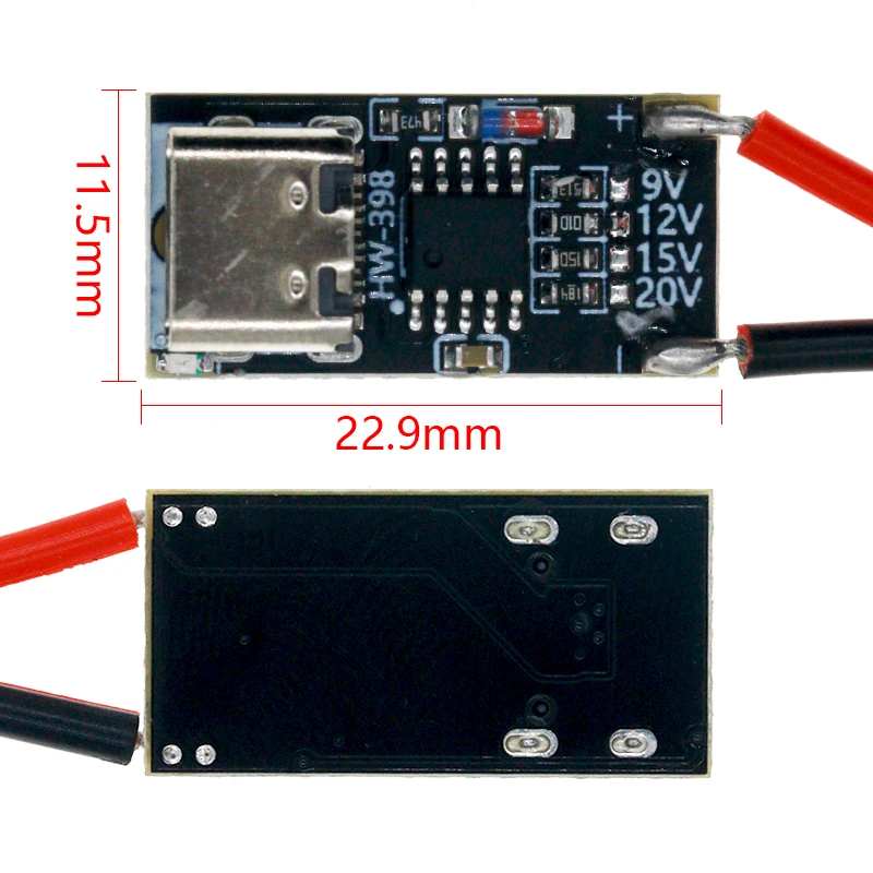 PD/QC Decoy Board Fast Charge USB Boost Module Type-c Power Supply Change Module PD3.0/2.0 PPS/QC4+ QC3.0/2.0 FCP AFC