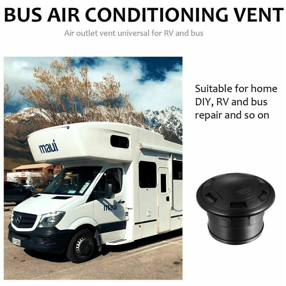 Auto Dashboard AC Outlet Grille Cover Φ100/75 met Bevestigingsschroef Voorkom schade Vervang gebroken onderdelen voor RV Bus Airconditioner