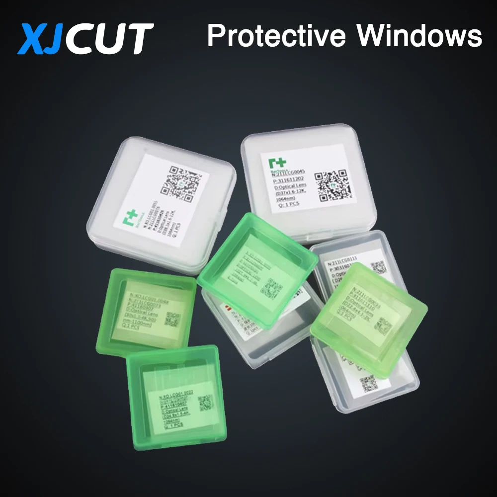 XJCUT Raytools lentes ópticas protectoras originales para ventanas 27,9x4,1 37x7 para Raytools BT240 BM109 BM111 BM114S BM115 BM06K BS12K