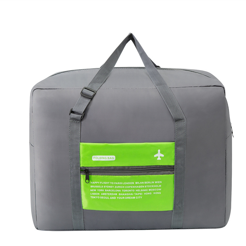Coreano dobrável quadrado avião a sacola à prova dwaterproof água bolsa cubos de embalagem para viagens oxford pano fim de semana saco de viagem bagagem