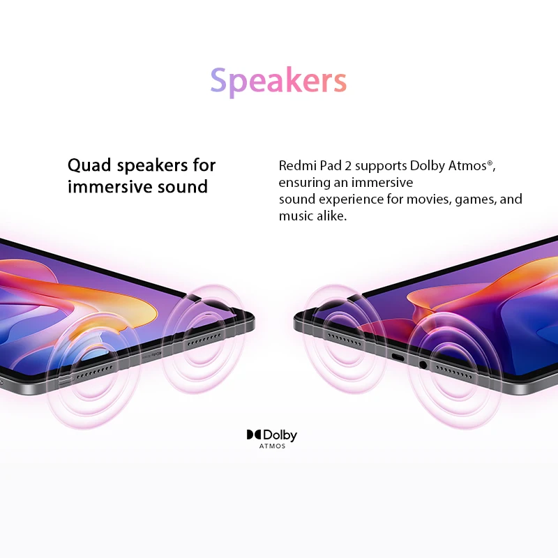 Global version Xiaomi Redmi Pad 2  Advanced Helio G100-Ultra 11" 2.5K crystal-clear display 9000mAh battery 18W fast charging