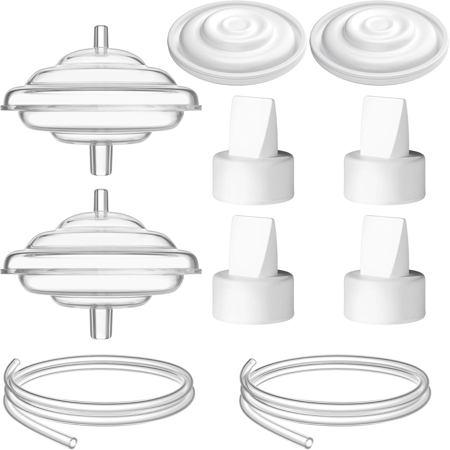 Válvulas de bico de pato, membrana protetora de refluxo, 10 peças, compatível com modelos de ouro de sinergia s1 s2 9 plus para bomba tira leite spectra