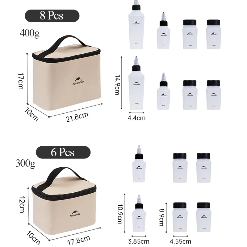 Naturehike-キャンプの調味料ジャー、ポータブルスパイスコンテナ、調理器具セット、キッチン用品、液体粉末、バーベキューピクニック缶