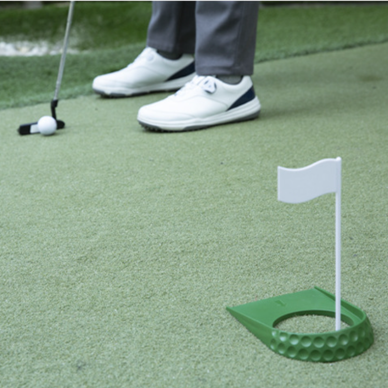 PGM Golf Hole ถ้วย Hole Flag ABS แบบพกพาในร่ม Golf Putting Trainer พัตเตอร์สีเขียว Practice Home Yard Outdoor Training Aid