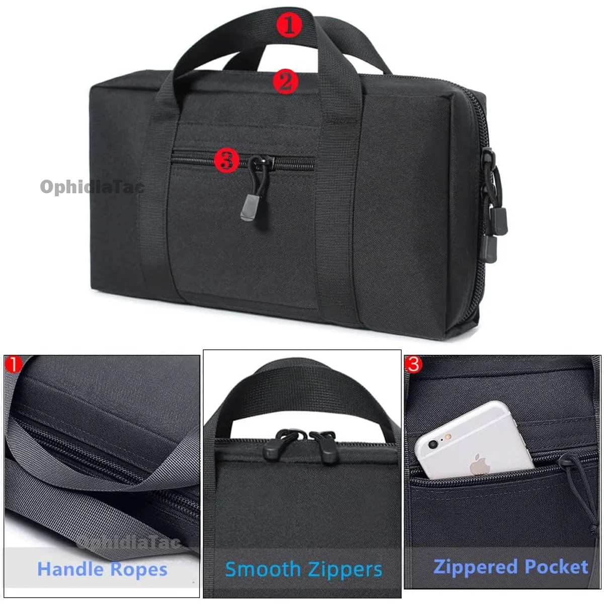 ปืนพกพากระเป๋าสําหรับ Glock 17 M9 Universal ปกปิดปืนพกกระเป๋านิตยสาร Pouch อุปกรณ์ล่าสัตว์