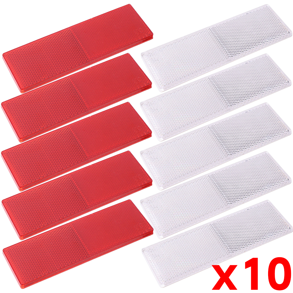 รถ Night สะท้อนแสงแผ่นเตือนความปลอดภัยสติกเกอร์ Universal Auto รถบรรทุกรถจักรยานยนต์แผ่นเตือน Reflector ป้ายรูปลอกอุปกรณ์เสริม