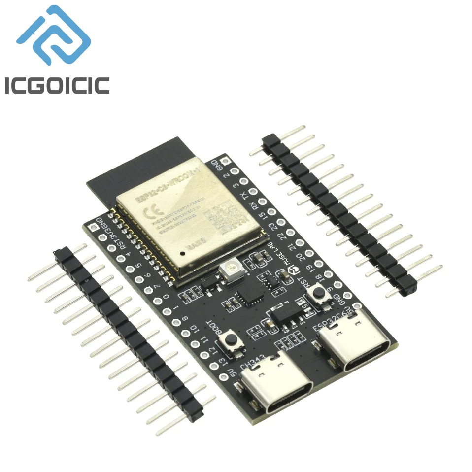 ESP32-C6-N4 N8 N16 Scheda di sviluppo ESP32-C6 Scheda centrale WiFi6 Compatibile con Bluetooth per Nano Arduino Zigbee