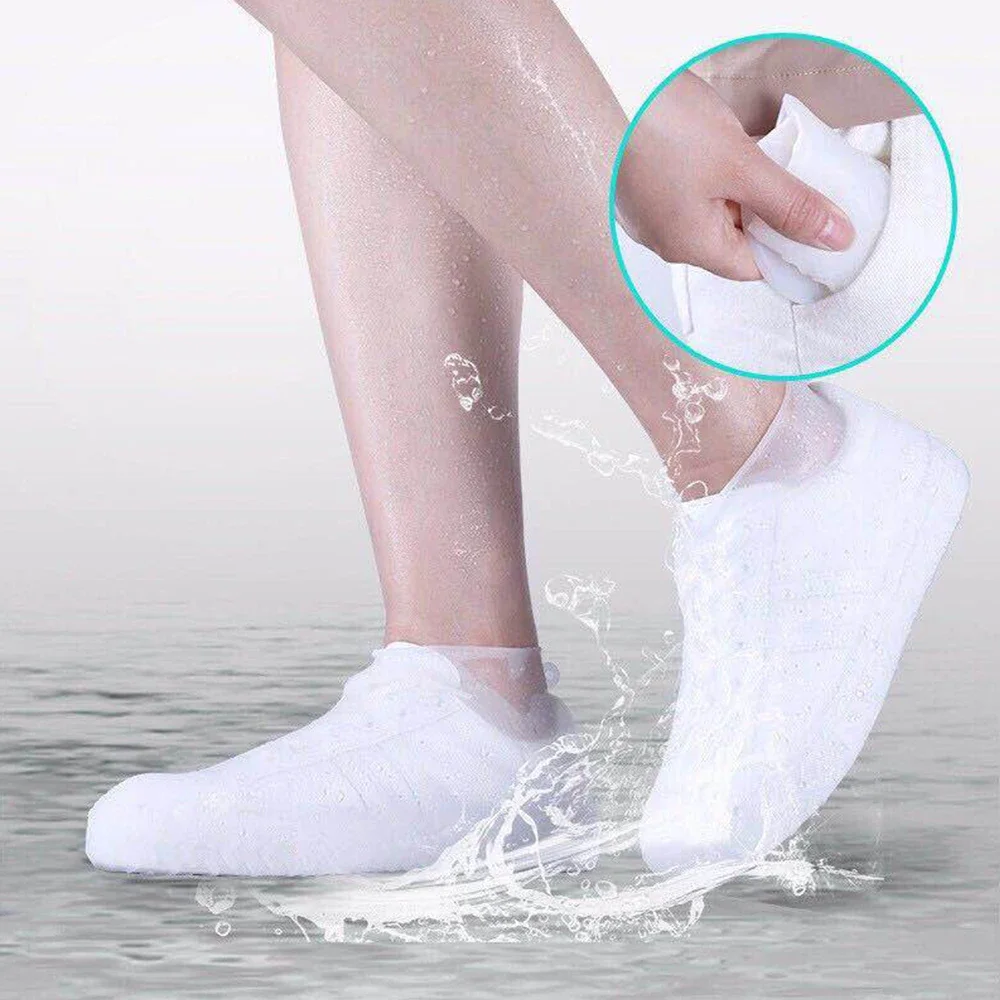 Reusable Non-SLIP Rain BOOTS รองเท้ากันน้ํายาง Rain BOOT สําหรับกลางแจ้งเกียร์ในครัวเรือนสินค้าบ้าน