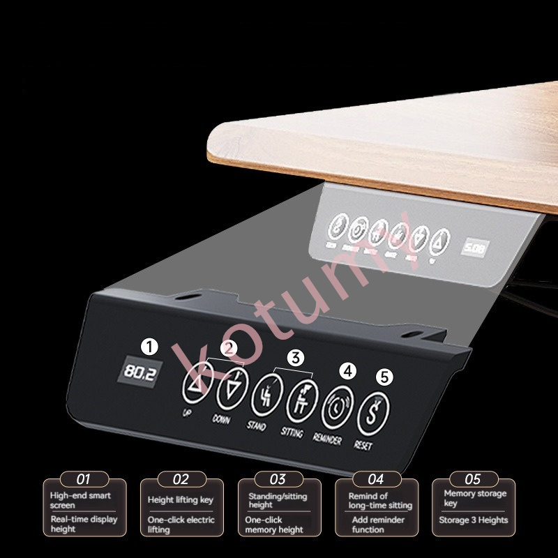 Mesa elevadora eléctrica para el hogar y la Oficina, marco de altura ajustable, Control de memoria ergonómico Vertical