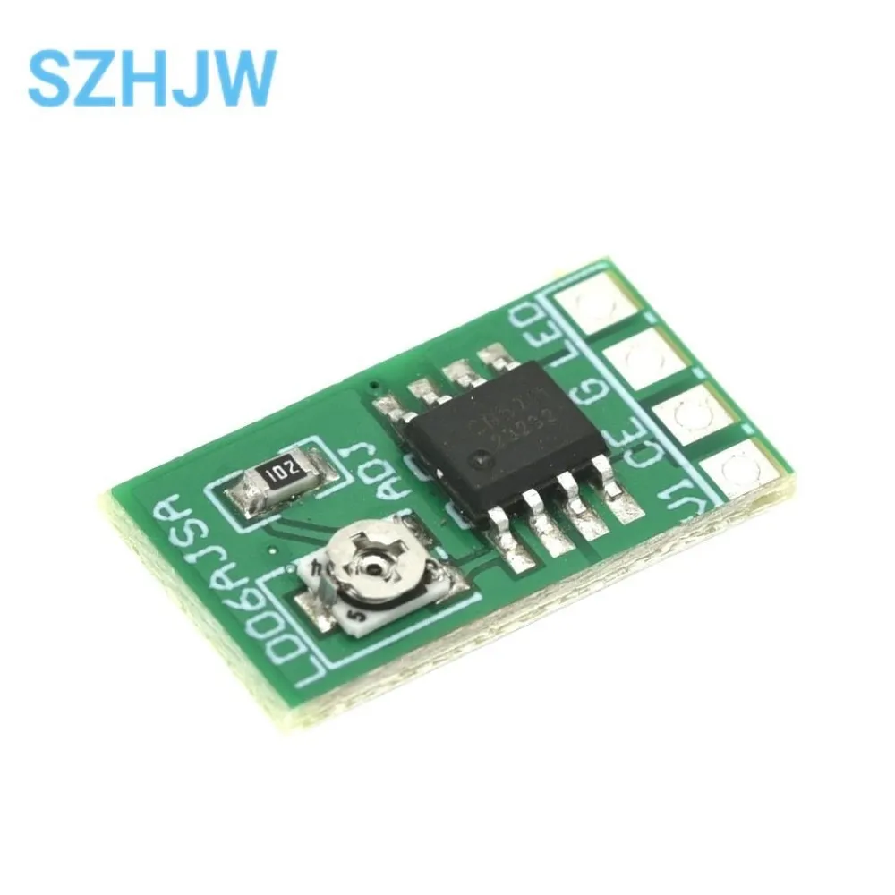 1-10pcs DC 3.3/3.7V 5V LED Driver 30-1500MA Constant Current Adjustable Module PWM Control Board USB LED Flashlight 18650 Li-ion