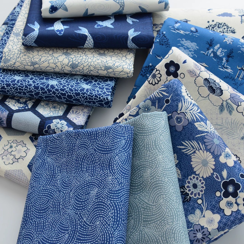 100 * 145cm 100% Cotton Clothing Fabric DIY Sewing Material Tablecloth Pillow Cover Cloth Stof Non-Stretch Plain Bright