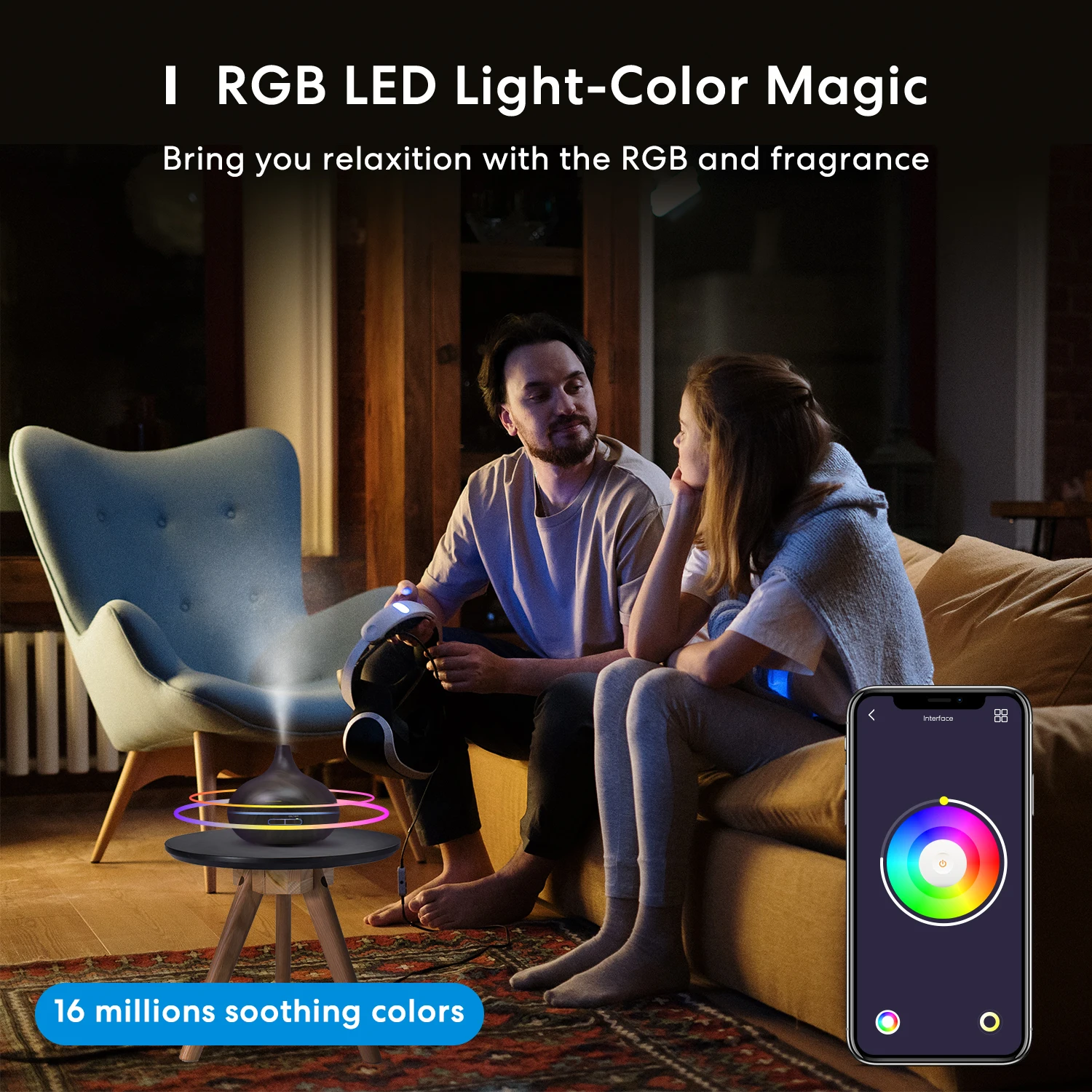 Meross HomeKit-difusor inteligente de aceites esenciales, humidificador de aire con WiFi, enchufe UE/EE. UU./REINO UNIDO/AU, funciona con Apple HomeKit Siri Alexa Google Home