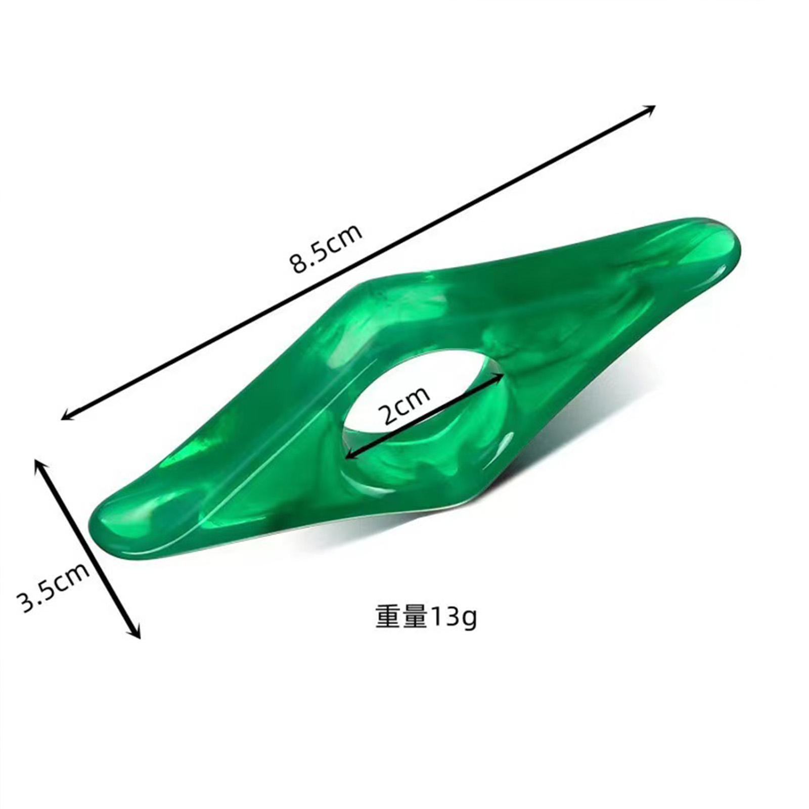 Segnalibri con pressa per pollice in acrilico per la lettura, porta pagine a forma di diamante per insegnanti e amanti dei libri, ausili per la lettura di libri pressati