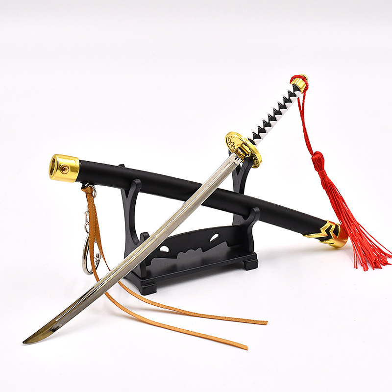 23cm Devil May Cry Peripherals, Yamato Weapons, 1:6 Crafts Pop-up Sword Model, Cosplay Toy Ornaments, Keychain Gift Collection