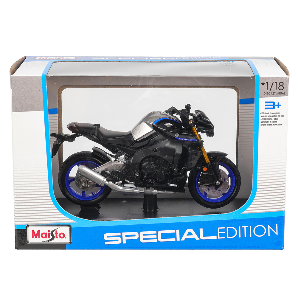 Maisto 1:18 2023 Yamaha MT10 SP 2018 FJR 1300 YZF-R1 2021 estrela original autorizado simulação liga modelo de motocicleta carro de brinquedo