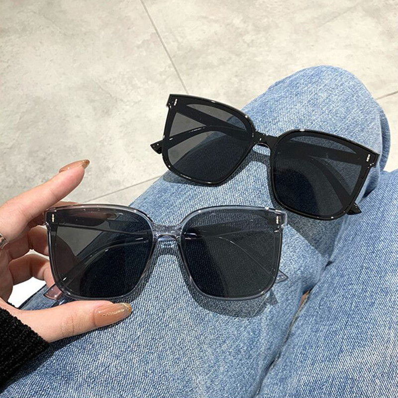 OIMG 빈티지 스퀘어 선글라스 여성 대형 선글라스 남성 레트로 블랙 선글라스 음영 고글 UV400 Oculos De Sol