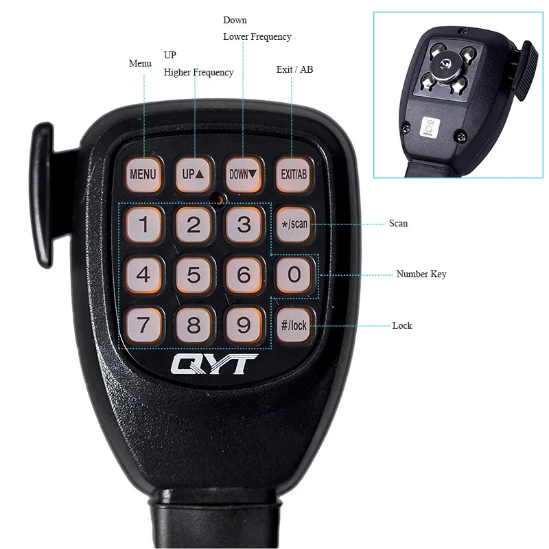 Qyt KT-8900 dual band qual trans ceive 25w farbbild schirm mini mobilfunk vhf/uhf 136-174/400-480mhz autoradio