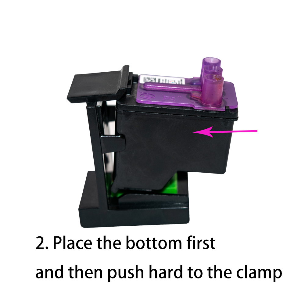 Ferramenta de recarga DIY para impressora jato de tinta Epson/hp/Canon/lexmark com seringa com almofada verde