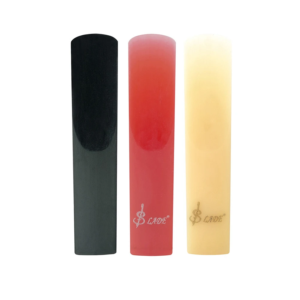 Piezas de cañas de saxofón de plástico y resina, 3 uds., para clarinete, Soprano, Alto, Tenor, instrumentos profesionales, accesorios para saxofón