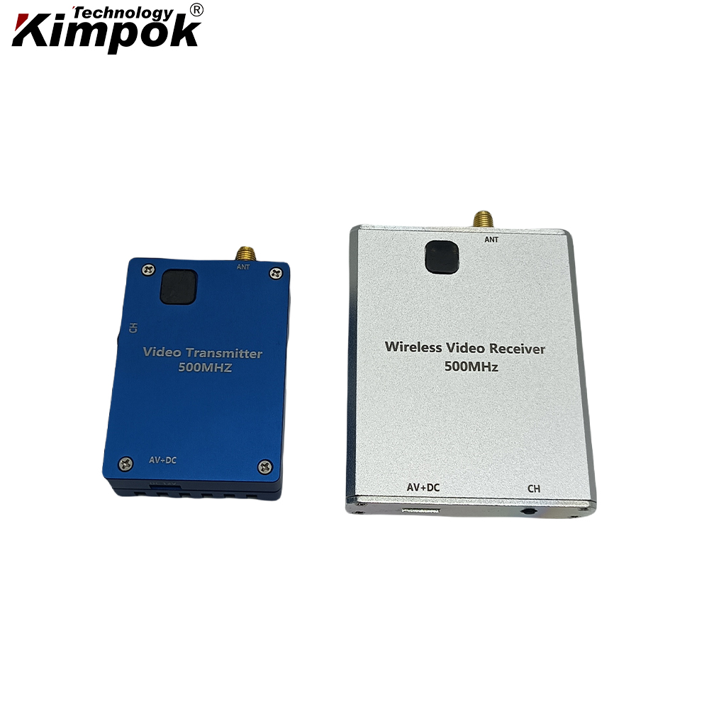 500Mhz 2W FPV VTX FM Transmisor de vídeo inalámbrico Transmisor y receptor de largo alcance Enlace de vídeo