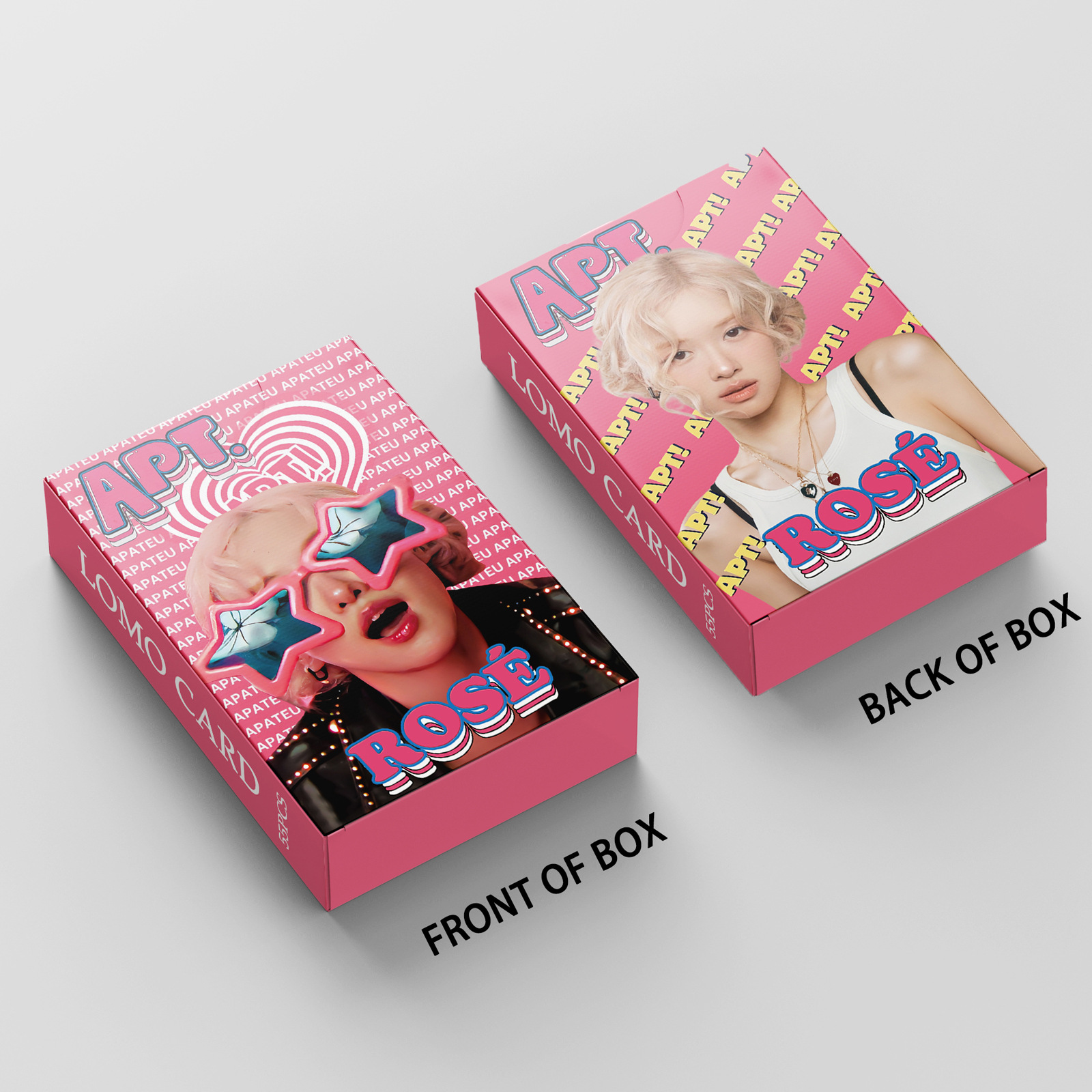 55 ピース/セット Kpop ローズ新アルバム APT ロモカードポストカード写真プリントカード画像ファンのためのグッズカード