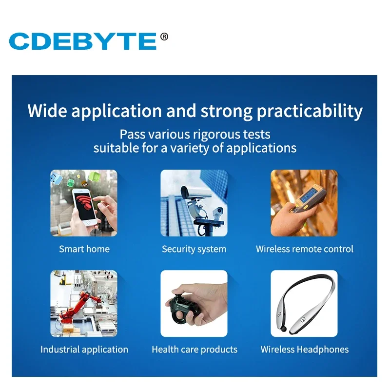 2,4 GHz Si24R1 PA LNA RF SPI-Modul 100 mW 20 dBm E01C-ML01DP5 CDEBYTE 2,5 km drahtloser Sender und Empfänger mit großer Reichweite nRF24L01+