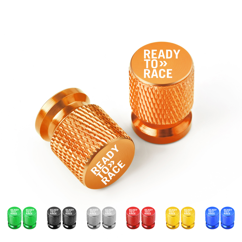 Tampas de válvula de pneu, 2 peças, capa de pneu de roda, liga de alumínio cnc para ktm pronto para corrida adv duke 390 690 790 890 1190 rc 1290 aventura