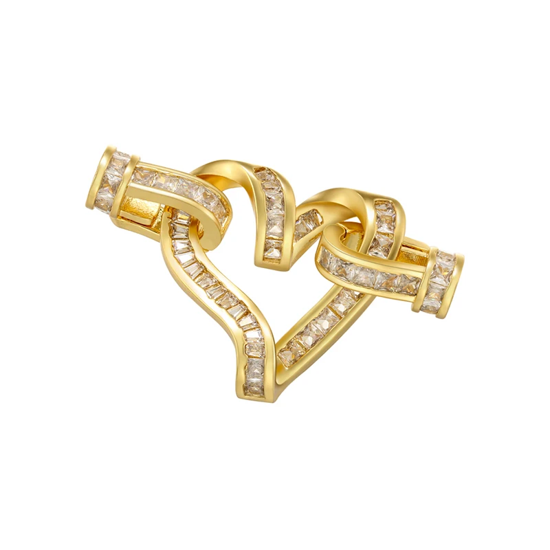 ZHUKOU ตะขอต่างๆสําหรับเครื่องประดับทําอุปกรณ์ DIY hooks อุปกรณ์เสริม Cubic zirconia สําหรับสร้อยข้อมือ VK163