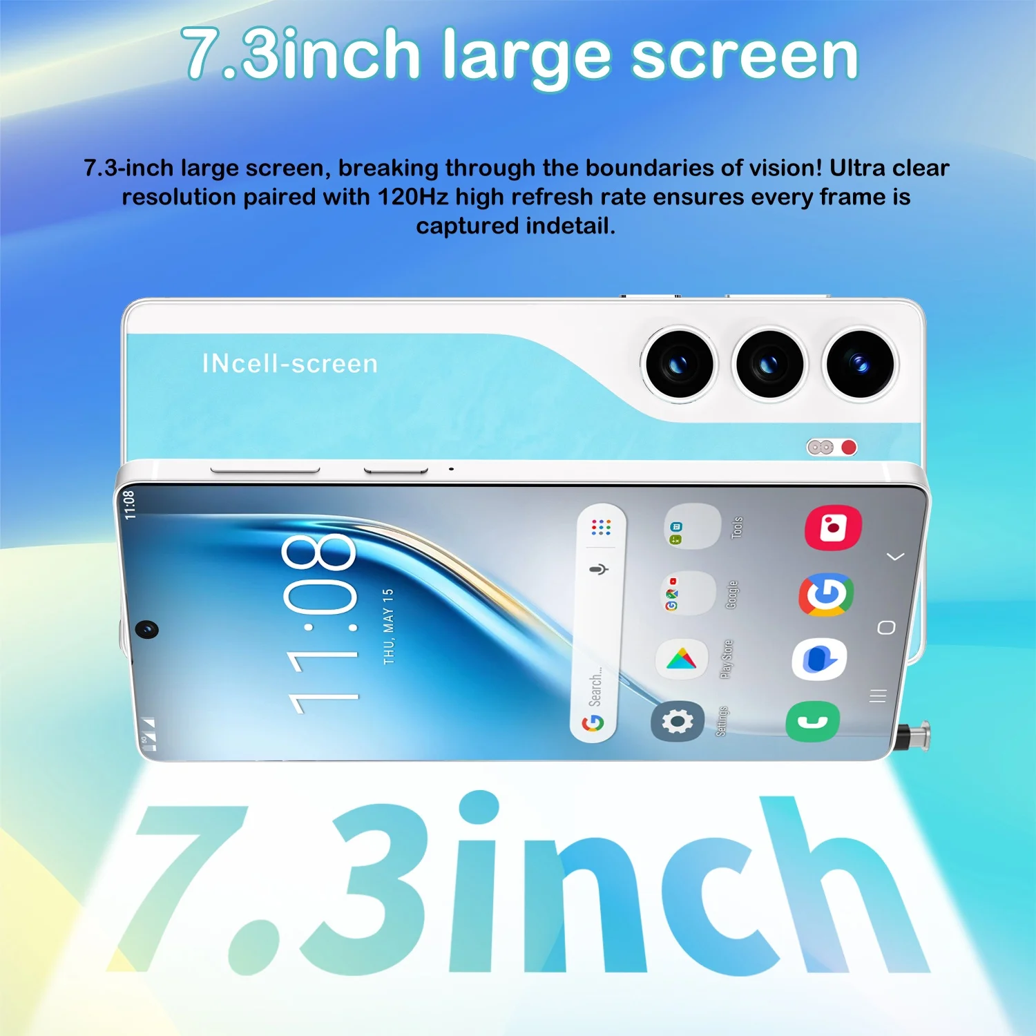 Caliente 2025 nuevo C40 Pro original inteligente 4G 5G tarjeta dual modo de espera dual sistema Android 14 versión global 108MP 8000mAh batería