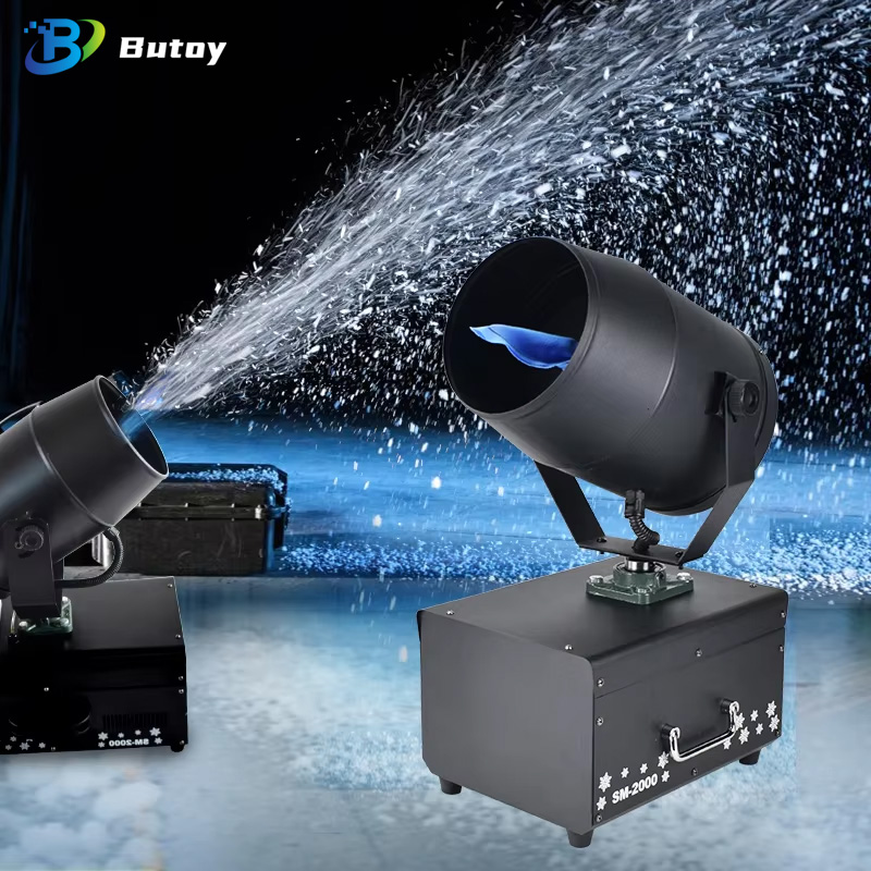 2000W High Power Shaking Snow Machine Outdoor Degree Shaking Snow Machine Outdoor Party Snow Making Machine