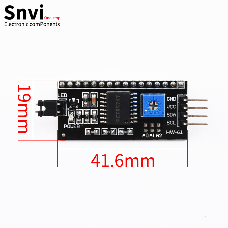 Lcd1602 1602a módulo lcd azul/amarelo verde tela 16x2 caracteres display lcd pcf8574t pcf8574 iic i2c interface 5v/para arduino