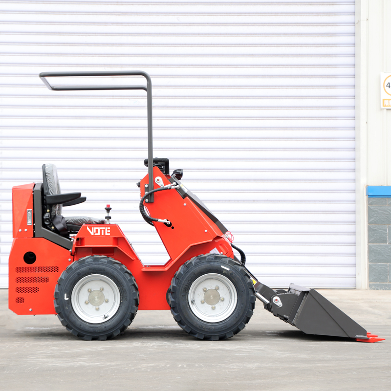 Mini skid steer loader epa motor roda pista balde um ano serviço pós-venda multi-funcional skid steer loader personalizado