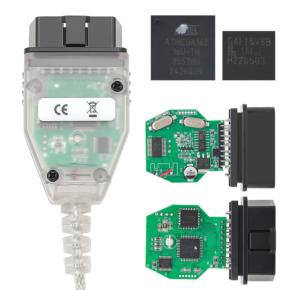 OBD2 Auto Connector Code Diagnostische Interface Tool Voor INPA BMW E Chassis K DCAN Met Schakelaar Voor BMW K + KAN K-Lijn FTDI FT232 Chip