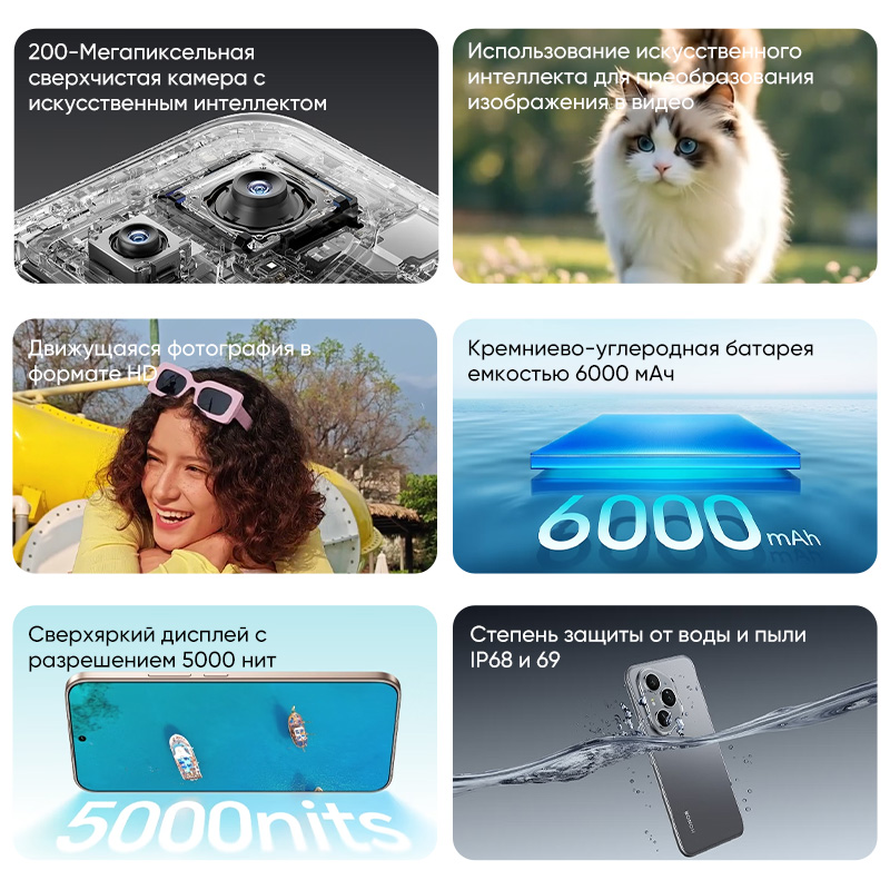 Versión Global HONOR 400 Pro 5G Smartphone Snapdragon 8 Gen 3 Pantalla AMOLED de 6,7 pulgadas 200MP 100W con cable 50W inalámbrico IP68 y IP69 eSIM