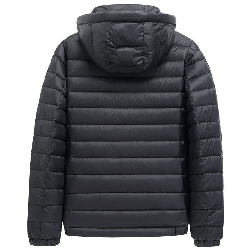 SHAN BAO Winter Merk Warm mannen Losse Capuchon Donsjack Klassieke Stijl Badge Plus Size Lichtgewicht Donsjack 5XL 6XL 7XL