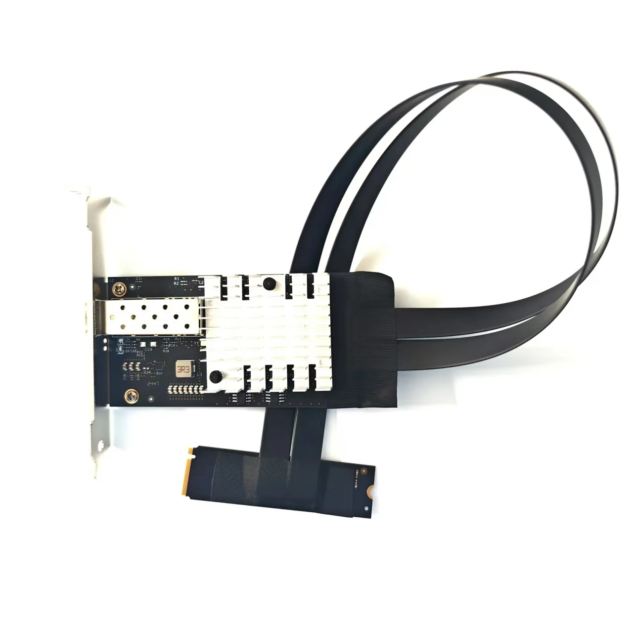 Adaptador de red Ethernet de 10 Gb Intel 82599EN X520-DA1 1xSFP+ Puerto PCI-E x8,x16 M.2 Tarjeta NIC compatible con servidor Windows/7/8/10/VMware