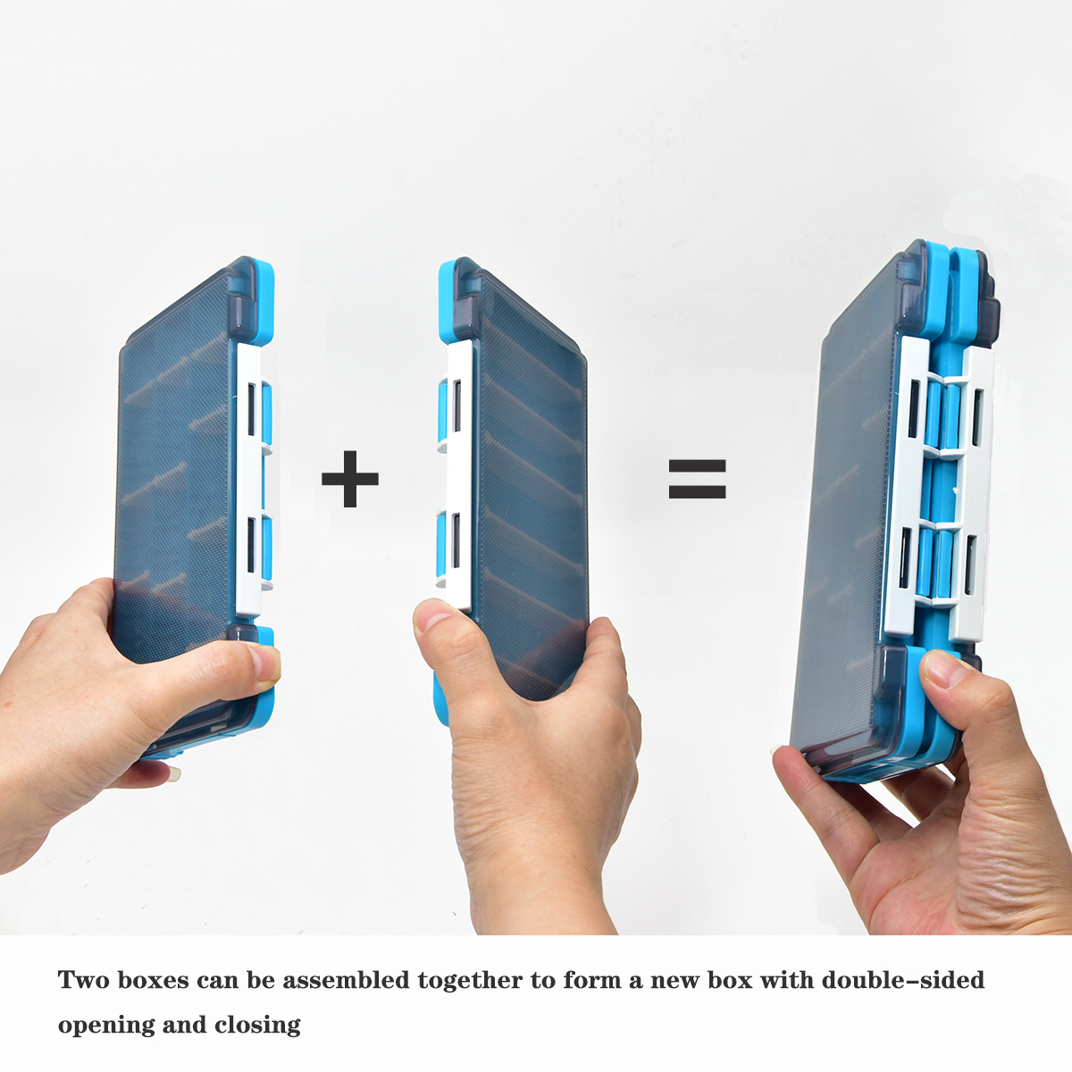 FishingTackle กล่องสามารถประกอบกับอุปกรณ์ตกปลาเครื่องมือกล่องเก็บตะขอตกปลากล่องเหยื่อปลอมปลาคาร์พอุปกรณ์ตกปลา