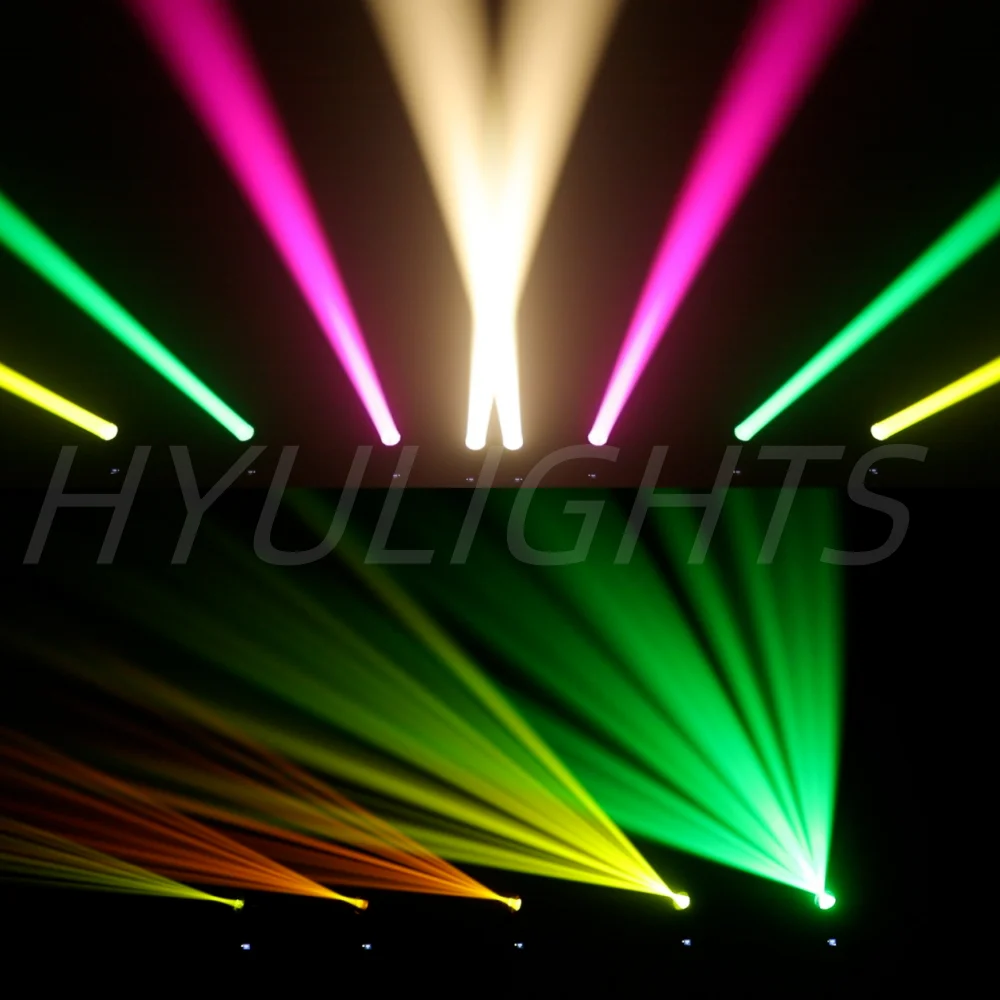 LED 180W Moving Head Light Beam&Spot& Zoom 24 Rotating Prisms 14 Gobos 11Color Wheel &7 -Color Wheel 6 Discharge -Lens DJ Stage