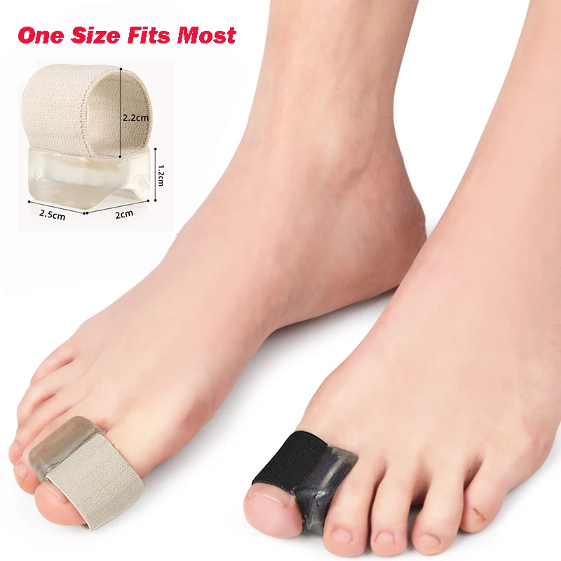 Separatori per dita in Gel correttore per alluce valgo correttore per alluce sovrapposta distanziali per dita in Silicone per alluce e borsite sollievo dal dolore