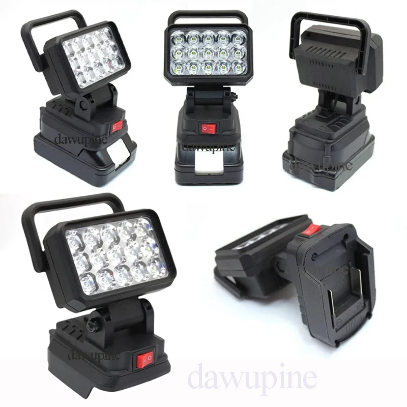 For Makita 18V Li-ion Battery Accessory BL1830 LED Work Lamp Light Torch Flashlight Lantern Camping Emergency Lighting BL1430