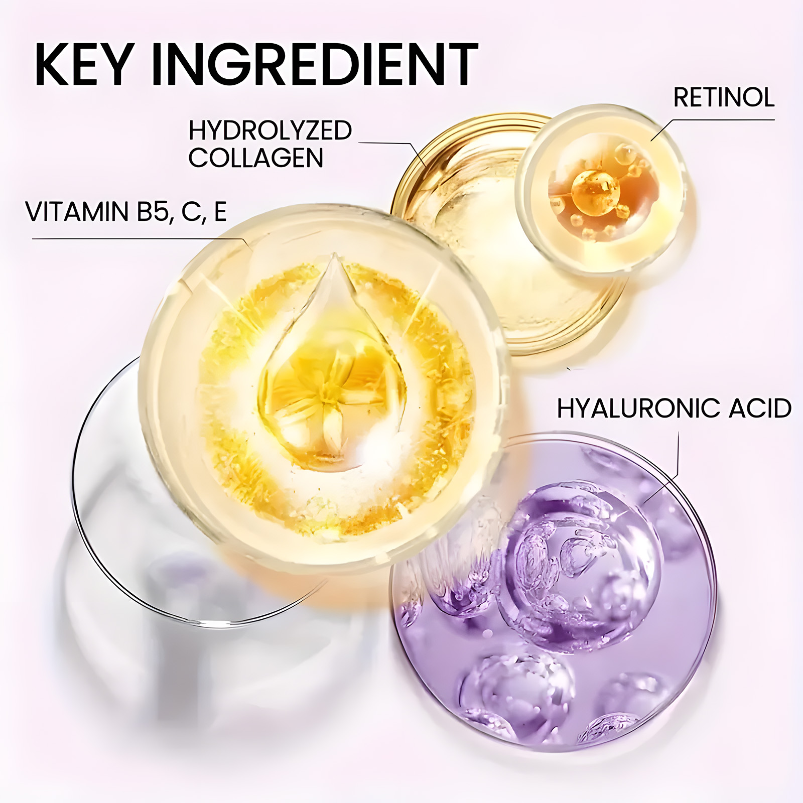 Crema potente de día y noche con péptido reafirmante, crema iluminadora e hidratante para el renovación de la piel, crema hidratante facial antienvejecimiento