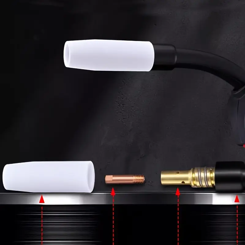 2/5/10PCS, MB15AK Protection Nozzle MB-15Ak 14Ak MIG/MAG Ceramic Nozzle Euro Style Welding Shield Cup for Welded Torch